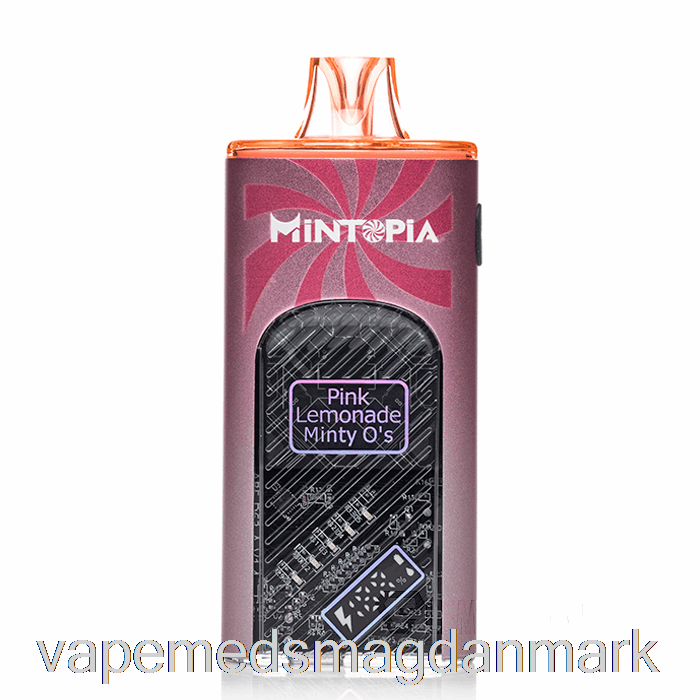 Vape Uden Nikotin Mintopia Turbo 9000 Engangs Pink Limonade Minty O's